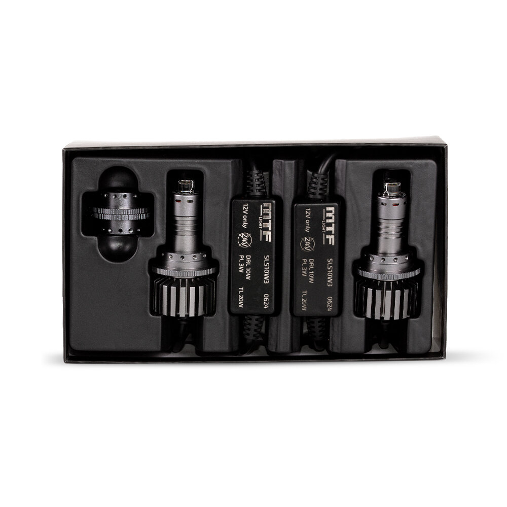 Штатные ДХО MTF light Version 2.0 3X1 W21W(7440/WY21W)/P21W(PY21W) с функцией поворотника и габаритов (2 лампы) — фото 1