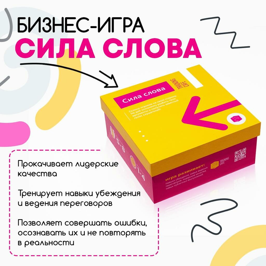 Настольная бизнес-игра "Сила слова", переговоры, лидерские навыки, влияние
