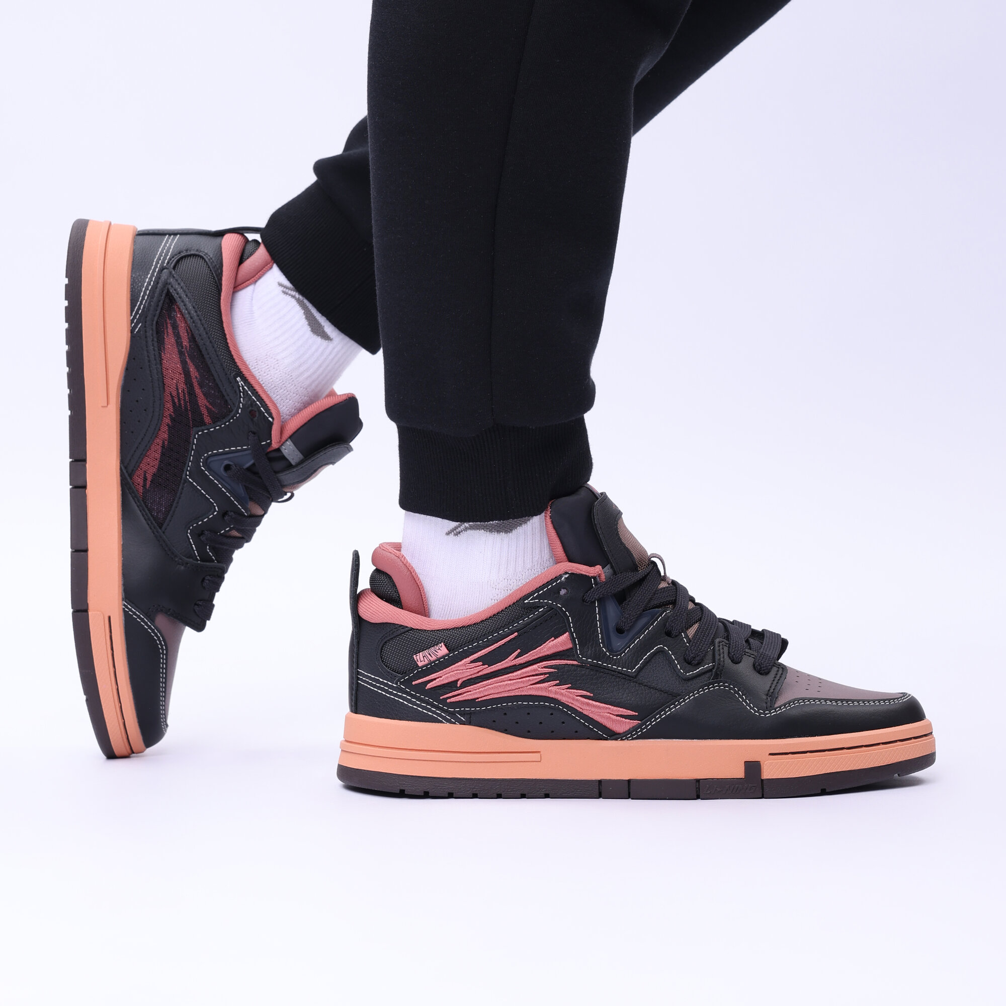 Кеды LI-NING Wave Pro SE, размер 11, бежевый