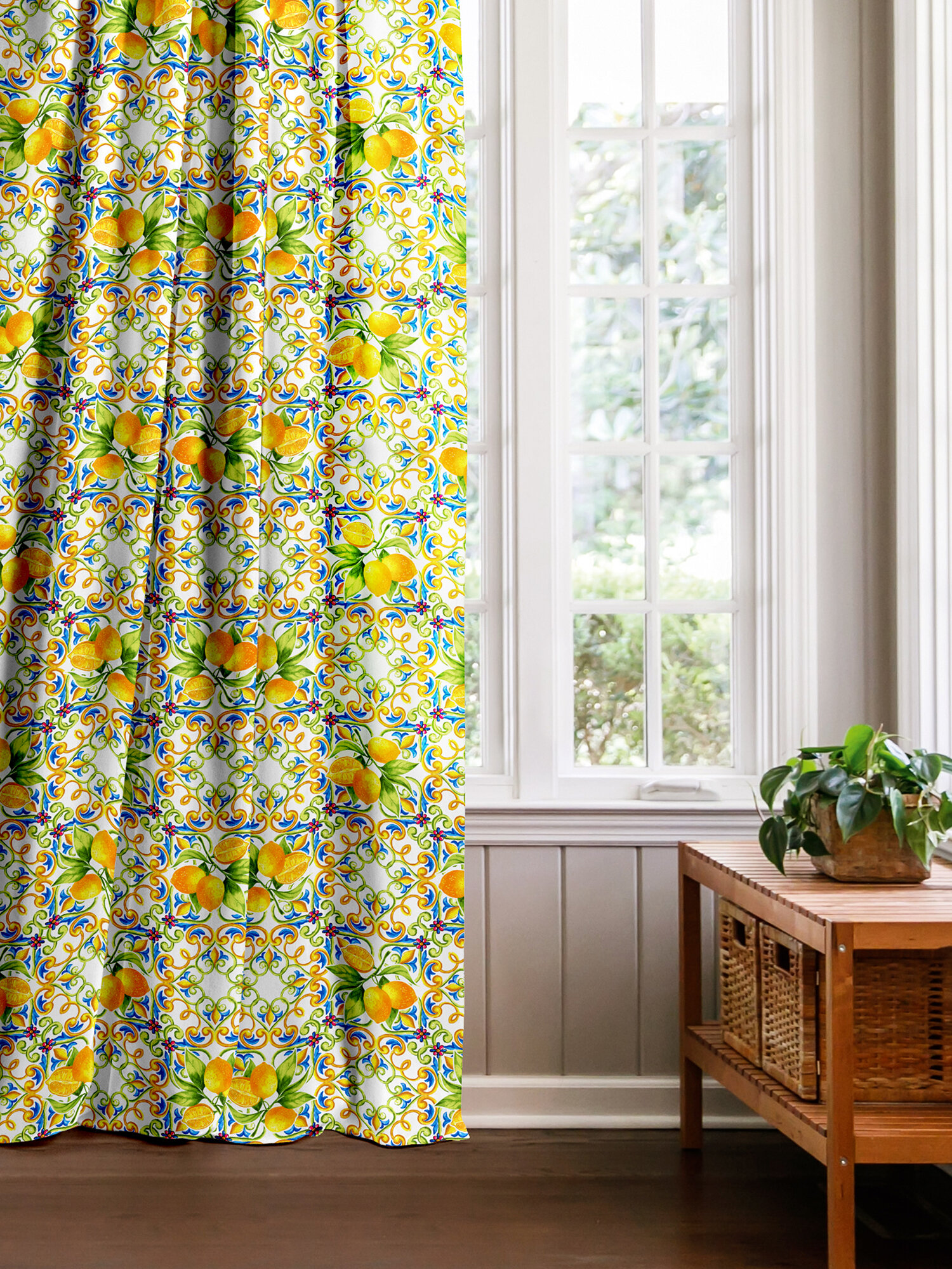 Штора для комнаты 150х260 "Mia Cara" Лимонад — фото 1