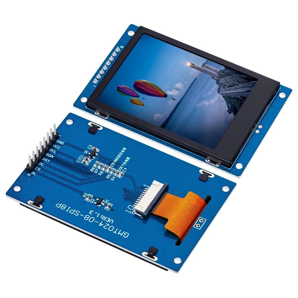 2,4-дюймовый TFT SPI 65K дисплей 240*320 интеллектуальный экран дисплея 8P Drive IC ST7789 модуль IC привода, 2.4 tft