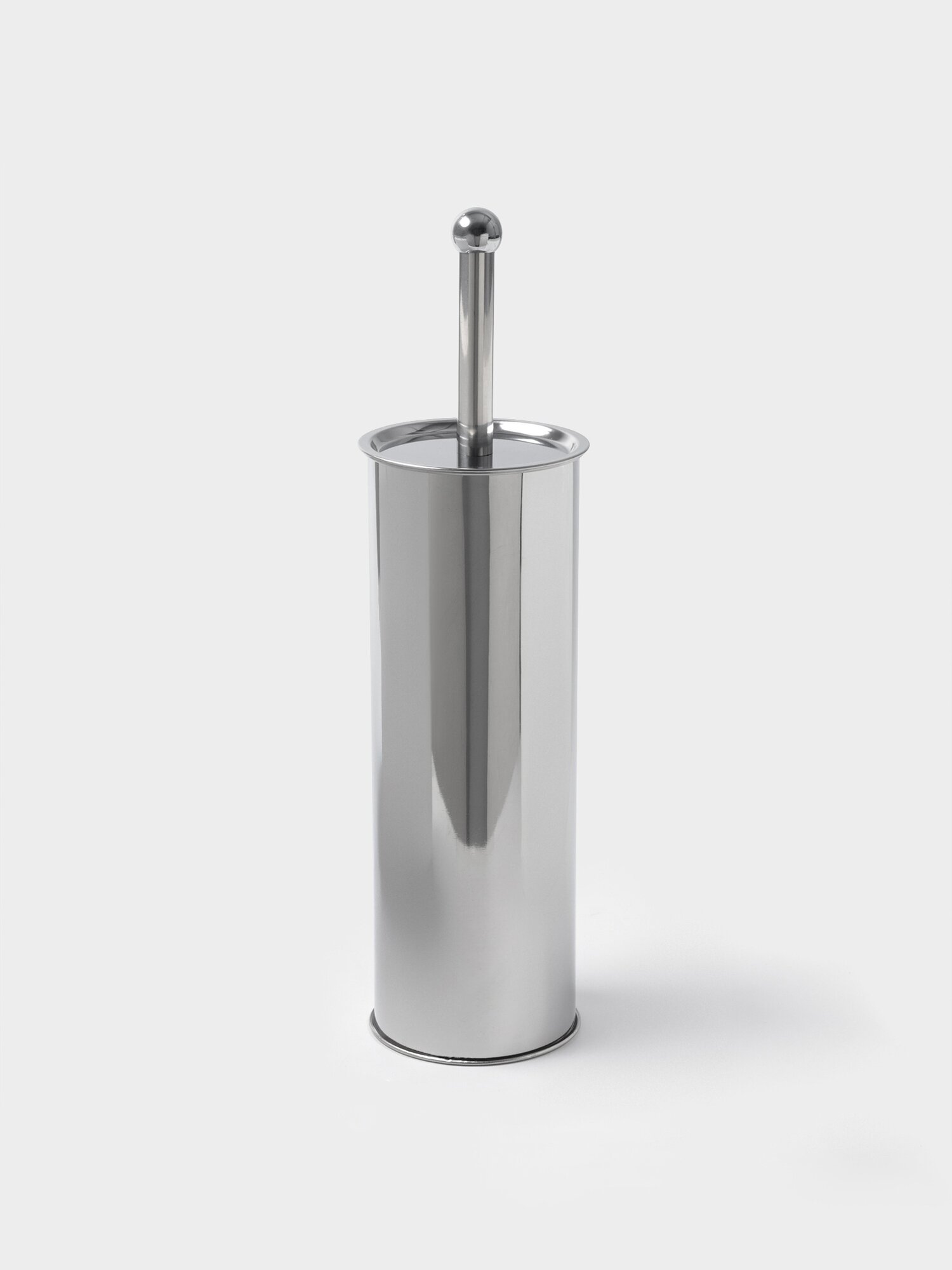 Ёршик для унитаза с подставкой 9.5×9.5×37 см цвет хром