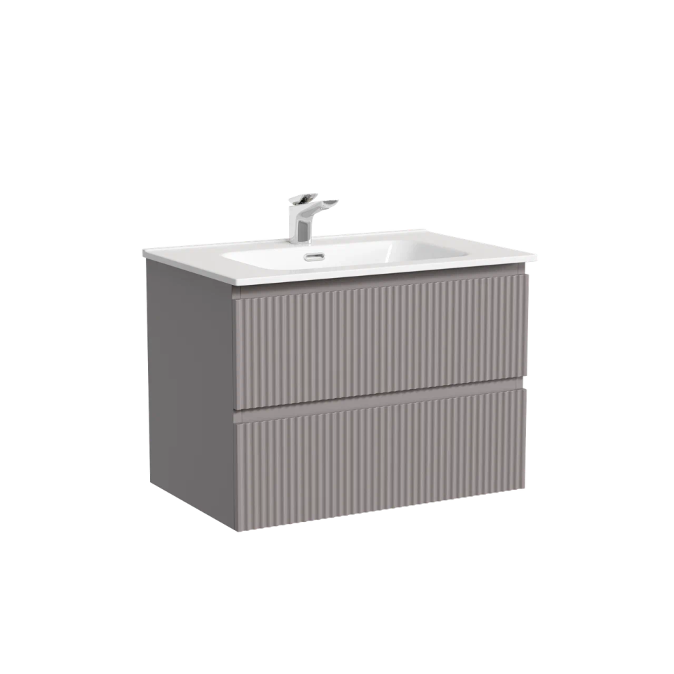 Тумба подвесная SANCOS Snob R 690х445х500, c двумя ящиками оснащенными доводчиками, Doha Soft, арт. SNR70SM