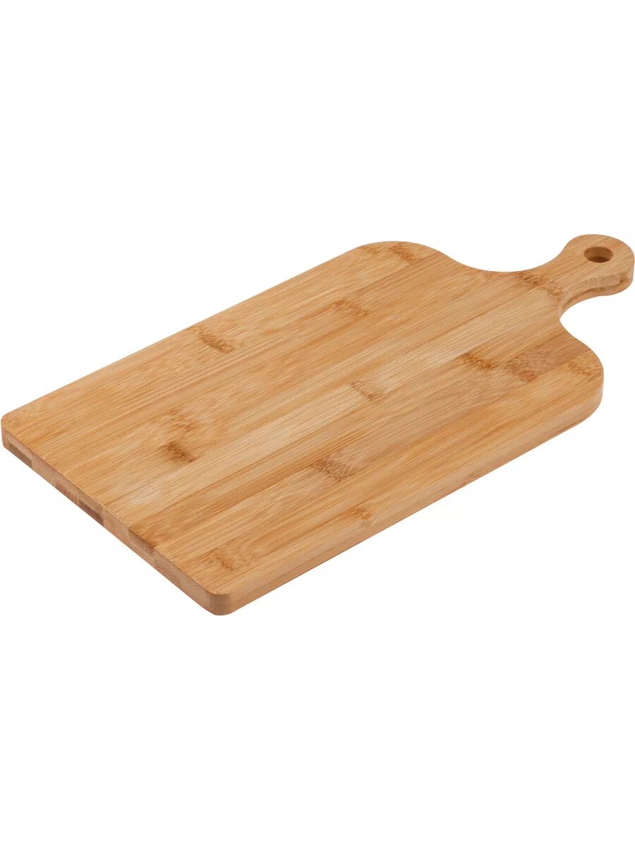 Доска разделочная из бамбука с ручкой прямоугольная 40х20 см BAMBOO PERFECTO LINEA (38-402000) (38-402000)