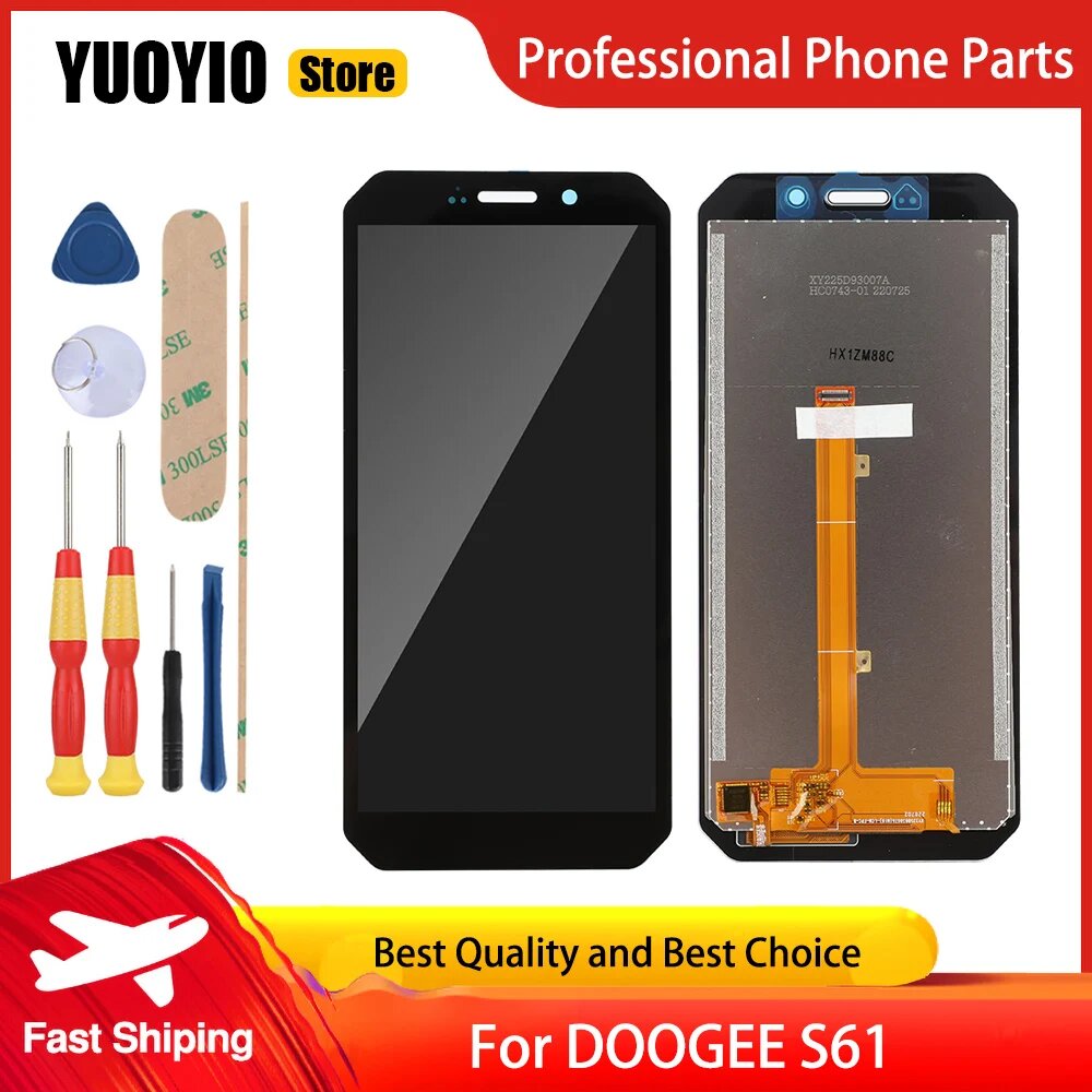 Оригинальный сенсорный дигитайзер для DOOGEE S51 S61 S61 Pro экран мобильного телефона модуль ЖК-дисплея ремонт запасная часть бесплатные инструменты S61