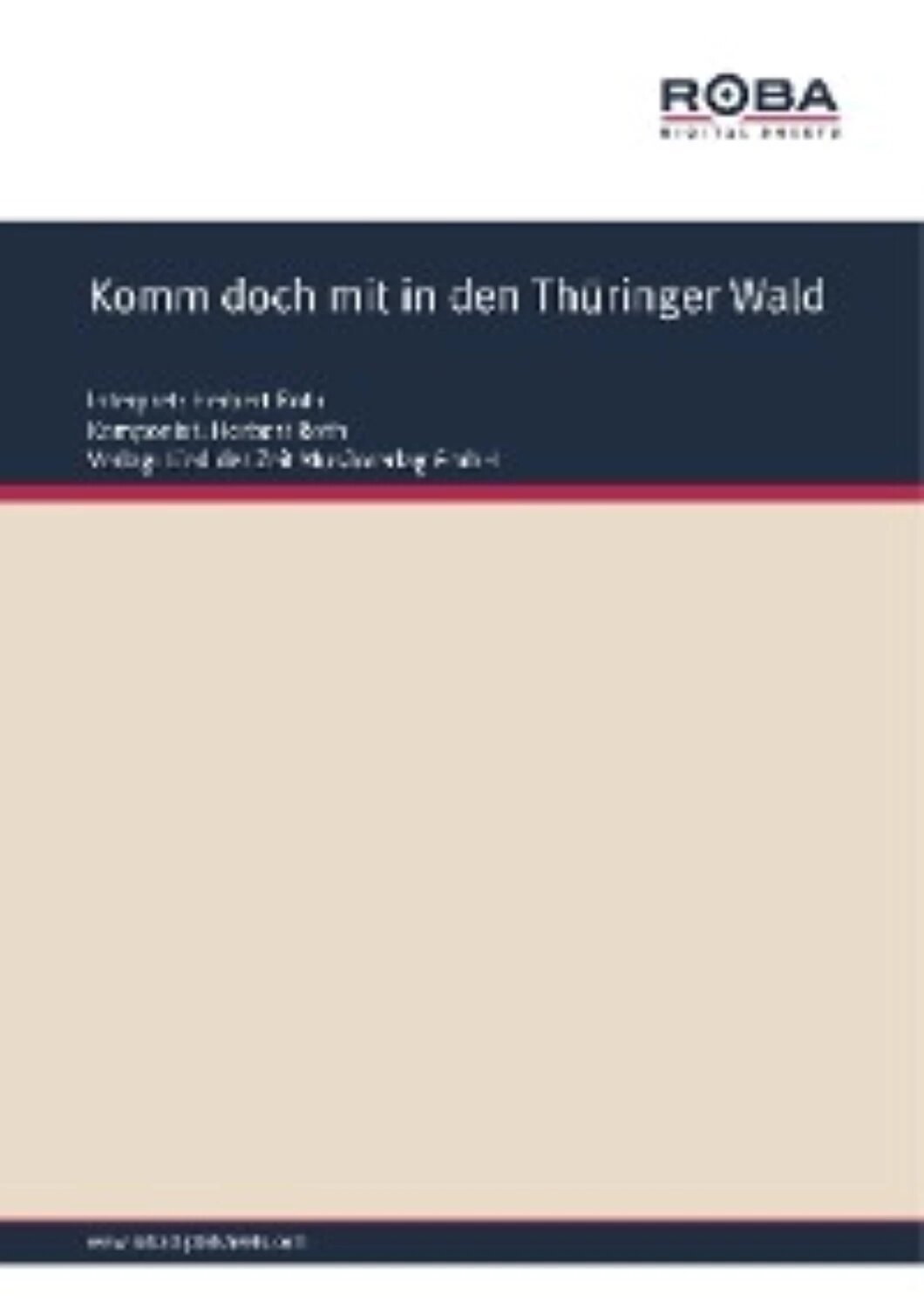 Komm doch mit in den Thüringer Wald [Цифровая книга]