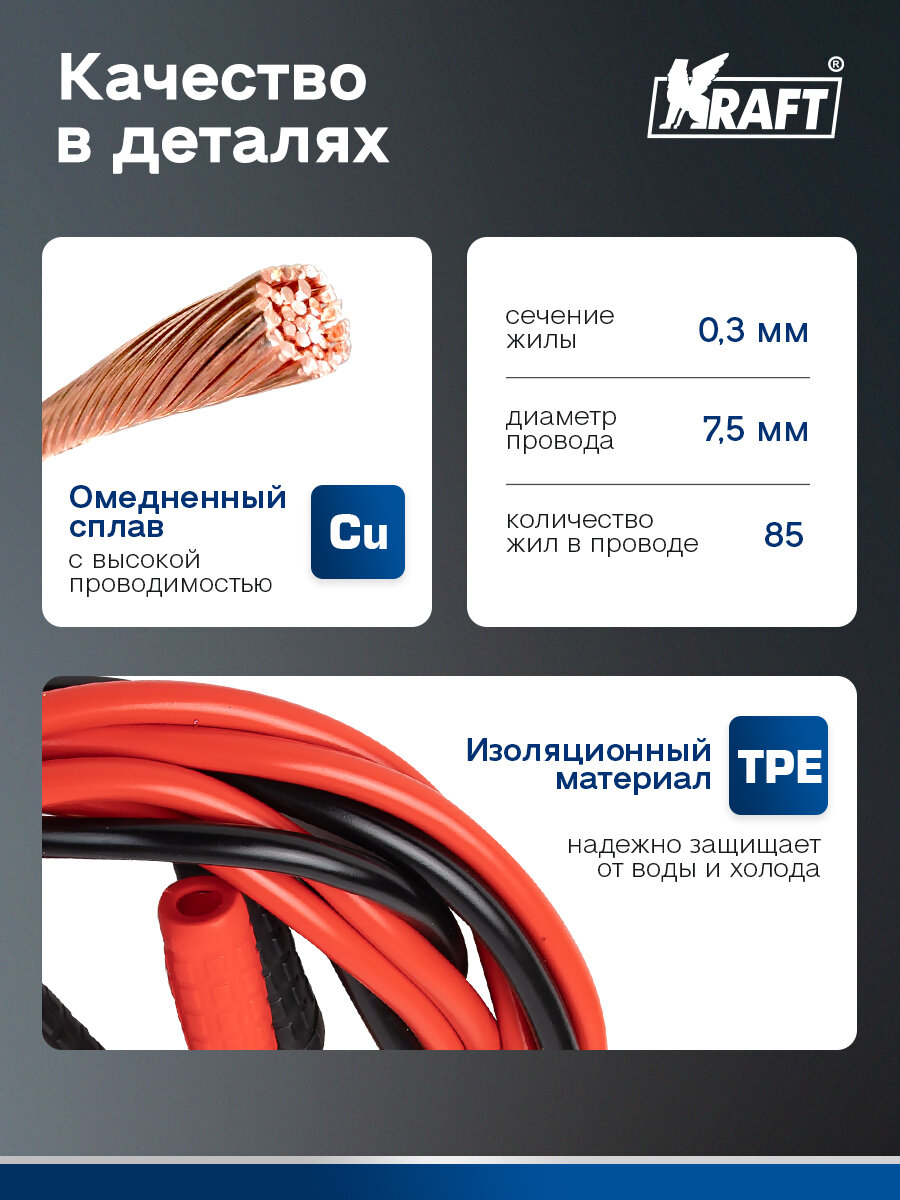 Пусковые провода 200A Master — фото 1