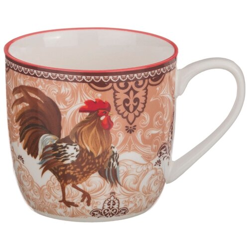 фото Кружка петух 300 мл высота 8 см lefard (388-476)