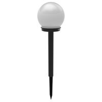 Lamper Садовый светильник SLR-GL-100 светодиодный, цвет арматуры: черный, цвет плафона белый