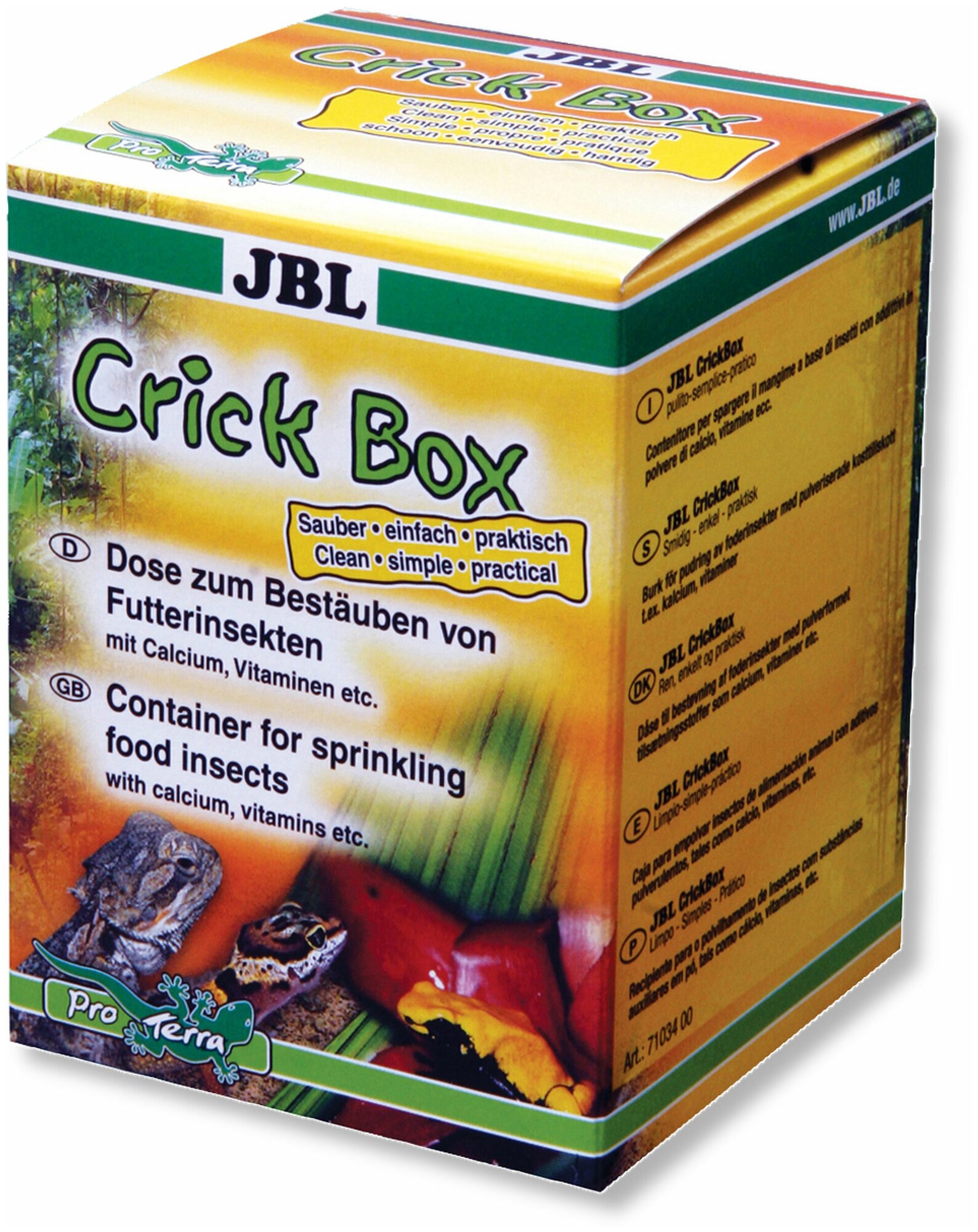 Контейнер для опыления кормовых насекомых JBL CrickBox - фотография № 1