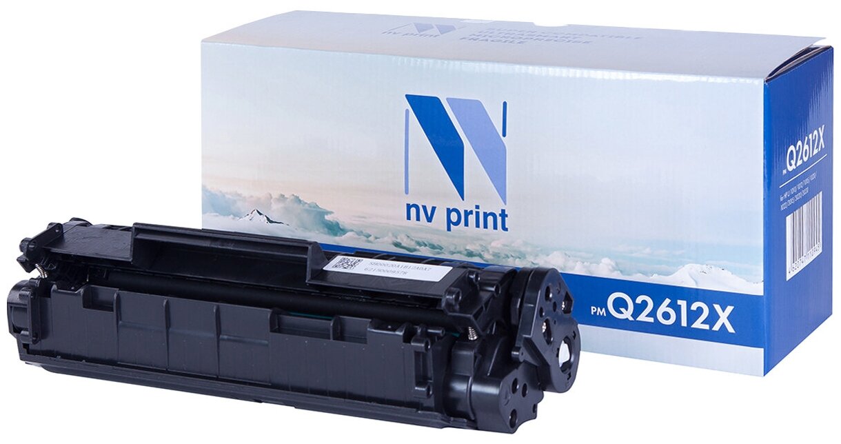 NV Print NVPrint Q2612X Картридж для HP LJ 1010 1012 1015 1020 1022 3015 3020 3030, 3 500 к.