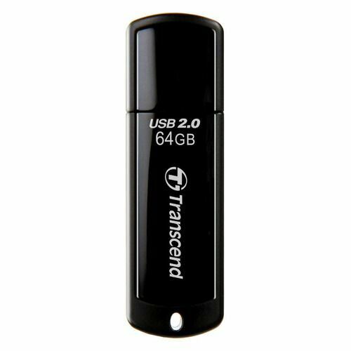 Флешка USB Transcend Jetflash 350 64ГБ, USB2.0, черный [ts64gjf350]