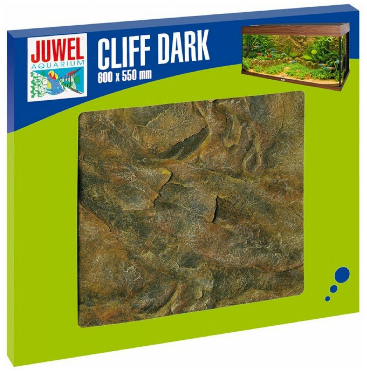 Рельефный фон Juwel Cliff Dark двухсторонний 55х60 см