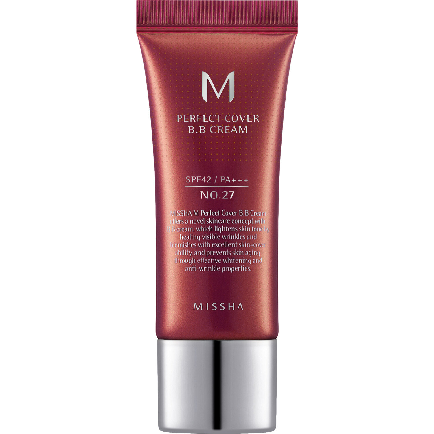 Missha BB  M Perfect Cover, SPF 42 PA+++, 20 , : 27 honey beige