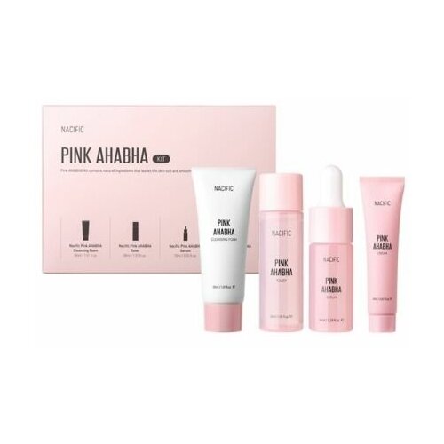 фото Набор отшелушивающих средств с кислотами nacific pink aha bha kit