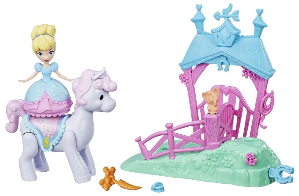 Игровой набор Disney Princess Принцесса Золушка и пони - фото №1