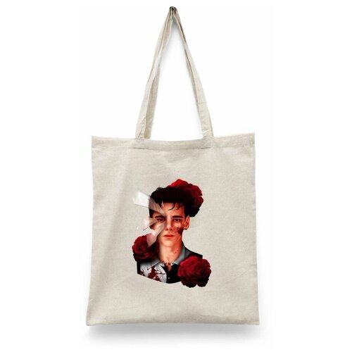 фото Сумка-шоппер унисекс каждому своё "элита/сериал/elite" черная