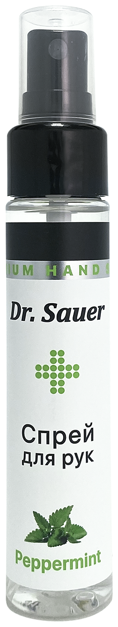 Dr. Sauer Антибактериальный спрей для рук Peppermint