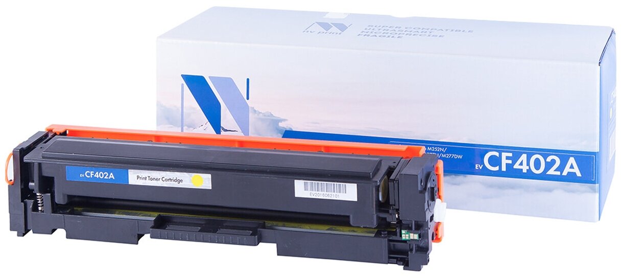 Тонер-картридж NV Print CF402A Yellow для Нewlett-Packard LaserJet Color Pro M252dw/M252n/M274n/M277dw/M277n (1400к)