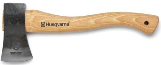 Топор походный Husqvarna 5769264-01 с кожаным чехлом на лезвие, 37.5 см