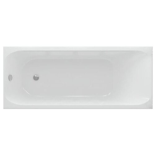 Акриловая ванна АКВАТЕК Альфа 170x70 без гидромассажа, с фронтальным экраном (слив слева, вклеенный каркас)