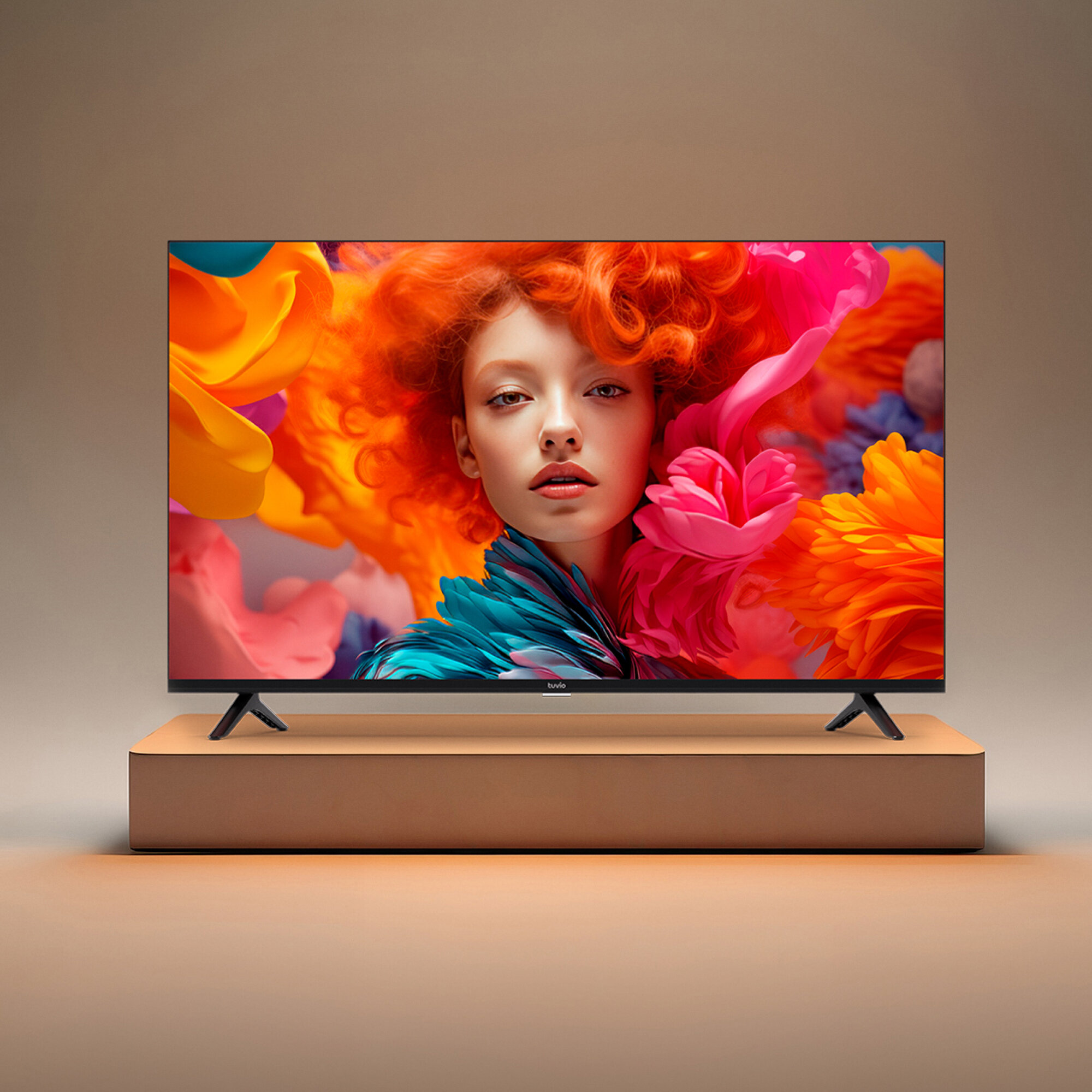 43” Телевизор Tuvio Full HD DLED Frameless на платформе YaOS, TD43FFBHV1, темно-серый — фото 1