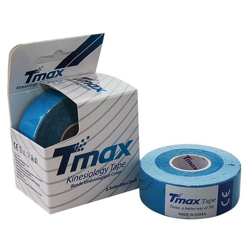 фото Кинезио тейп tmax extra sticky 5 м x 2.5 см, blue