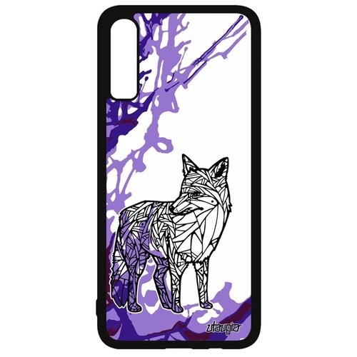 фото Чехол на смартфон galaxy a70, "лиса" fox зверь utaupia