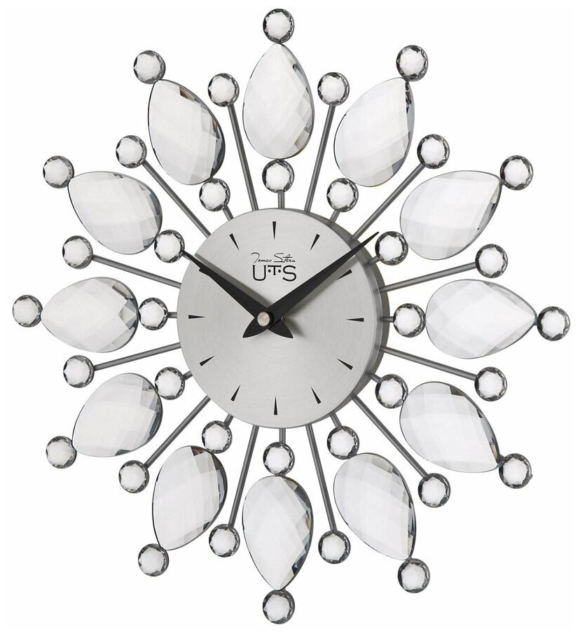 Часы настенные кварцевые Tomas Stern 8040/8048, серебристый