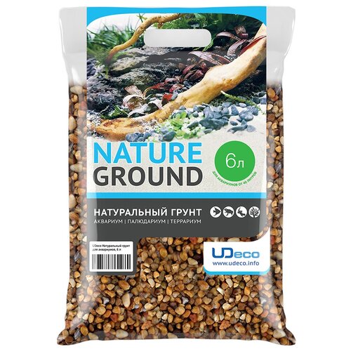 Грунт UDeco River Yellow 6-9 мм 6л