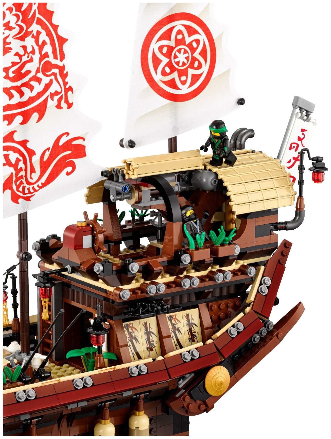 LEGO NINJAGO Летающий корабль Мастера Ву ( - фото №4