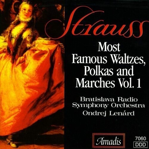 Strauss II-Most Famous Waltzes, Polkas And Marches 1 - Amadis CD Чехия ( Компакт-диск 1шт)