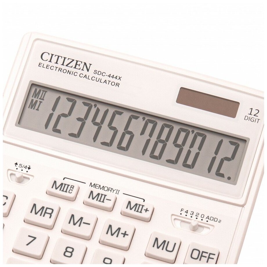 Калькулятор Citizen SDC-444XRWHE (SDC-444XRWHE)