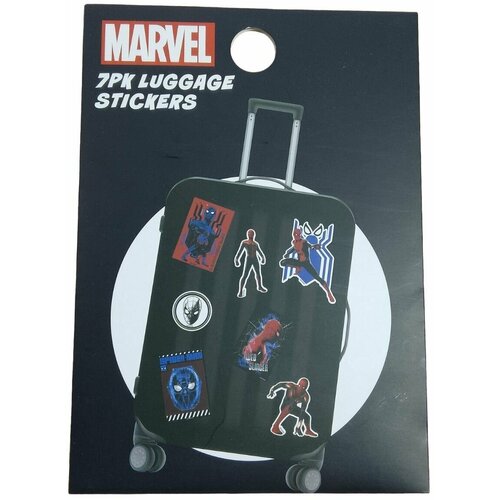 фото Набор стикеров для чемодана человек-паук/spider-man marvel (7 шт) нет бренда