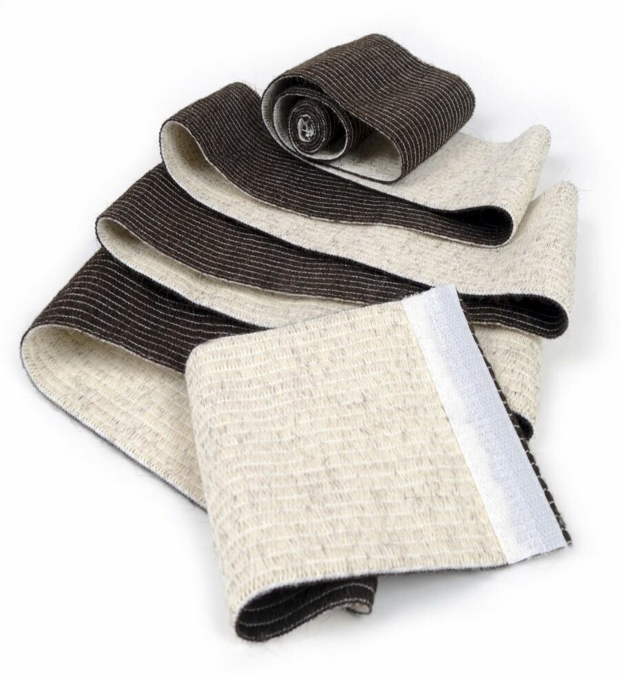 Бинт эластичный компрессионный с шерстью на липучке (2 метра) — фото 1