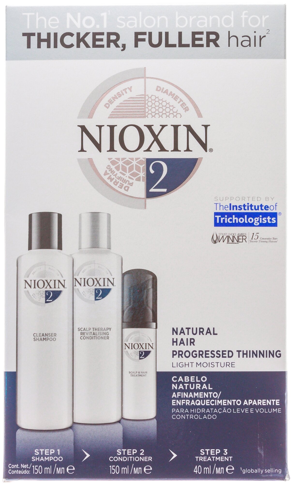 Nioxin Набор 3х-ступенчатая система (Nioxin, ) - фото №2