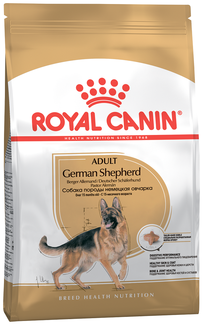 Royal Canin German Shepherd adult сухой корм для собак с птицей - 11 кг