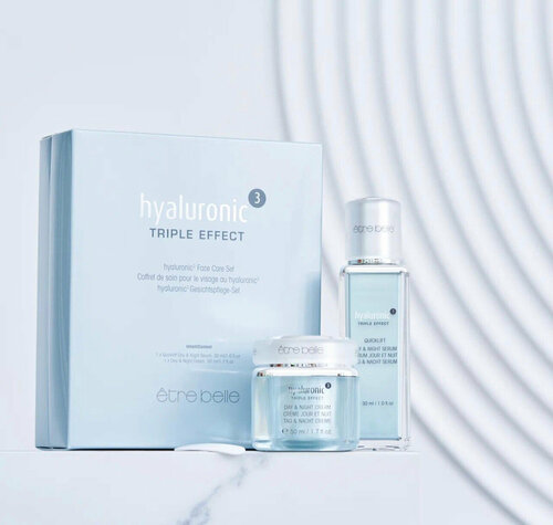 Etre Belle Hyaluronic³ Подарочный набор/ Увлажнящий дневной и ночной крем для лица, 50 мл/ Увлажняющаядневная ночная сыворотка для лица, 30 мл