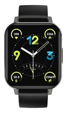 Умный фитнес-браслет с большим экраном IPS и водонепроницаемостью IP68 Zdk Sport 68 (черный)