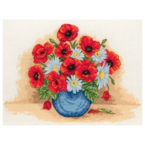 фото Anchor набор для вышивания маковые брызги 21 х 29 см (pce879)