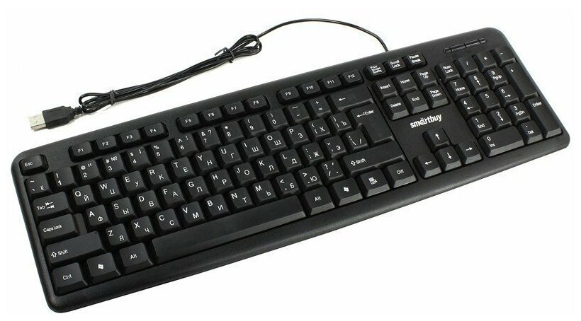 Клавиатура проводная Smartbuy ONE 112 USB черная (SBK-112U-K)