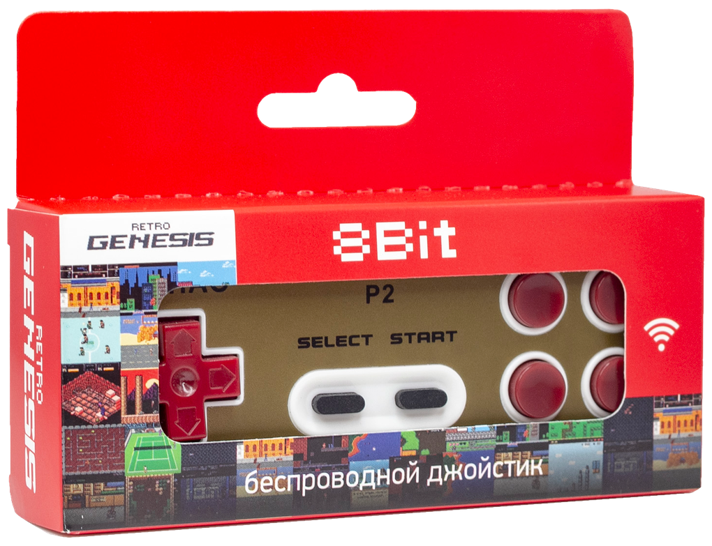 Retro Genesis Controller 8 Bit джойстик беспроводной (GS-22), P2