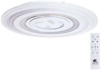 Потолочный светильник Arte Lamp Multi-Piuma A1397PL-1CL, 105 Вт, цвет арматуры: белый, цвет плафона: бесцветный