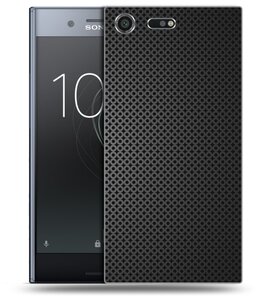 Фото Дизайнерский пластиковый чехол для Sony Xperia XZ Premium Металл