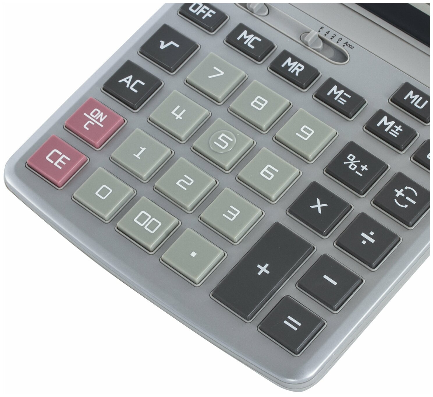 Калькулятор настольный металлический STAFF STF-1712 (200х152 мм), 12 разрядов, двойное питание, 250121 - фото №5