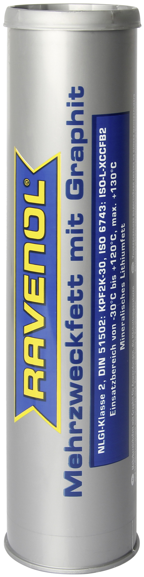 Смазка с графитом RAVENOL Mehrzweckfett m. Graphit ( 0,4кг) new