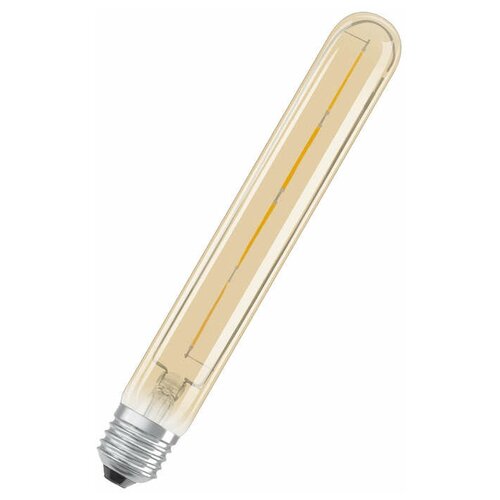 Светодиодная филаментная лампа Osram Vintage 1906 LED CL Tubular FIL GOLD 35 4 W/824 E27 204x29мм - циллиндр 4058075808188