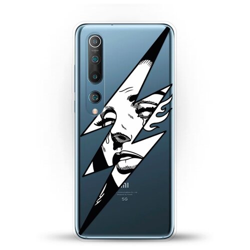 фото Силиконовый чехол молния на xiaomi mi 10 andy & paul