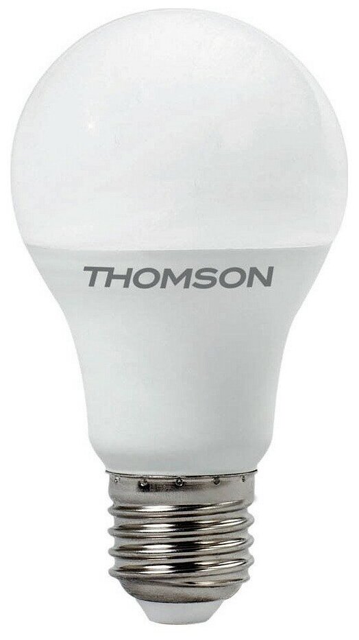 Лампа светодиодная Thomson E27 9W 4000K груша матовая TH-B2004