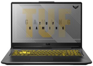 Ноутбук ASUS TUF Gaming A17 FX706II-H7144 (1920x1080, AMD Ryzen 7 2.9 ГГц, RAM 16 ГБ, SSD 256 ГБ, HDD 1000 ГБ, GeForce GTX 1650 Ti, без ОС)